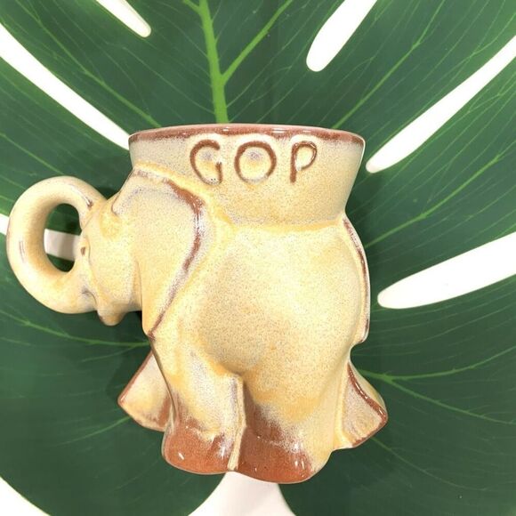 FRANKOMA 1973 Nixon Agnew GOP Stoneware Mug - Picture 2 of 4